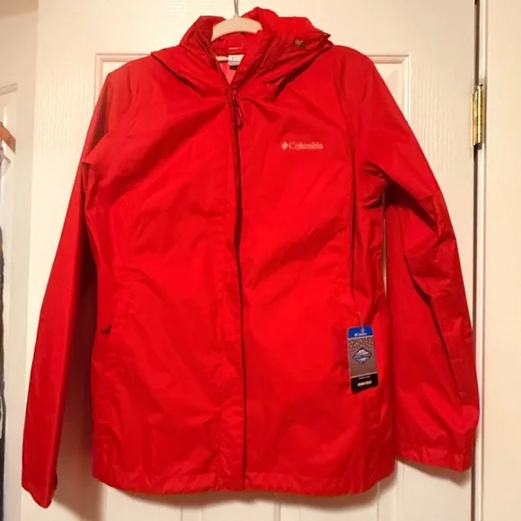 Columbia  Red Rain Shell Jacket - Picture 4 of 6